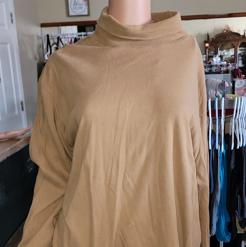 Trader Bay Tan Turtleneck